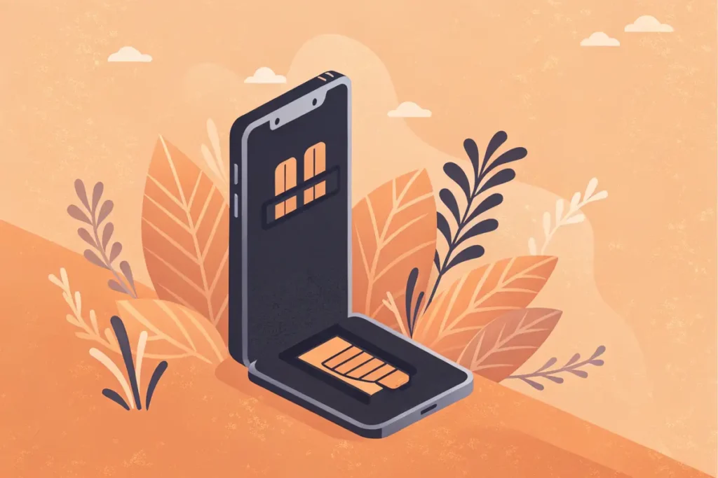 Que peut-elle insérer dans son smartphone pour augmenter cette mémoire ?