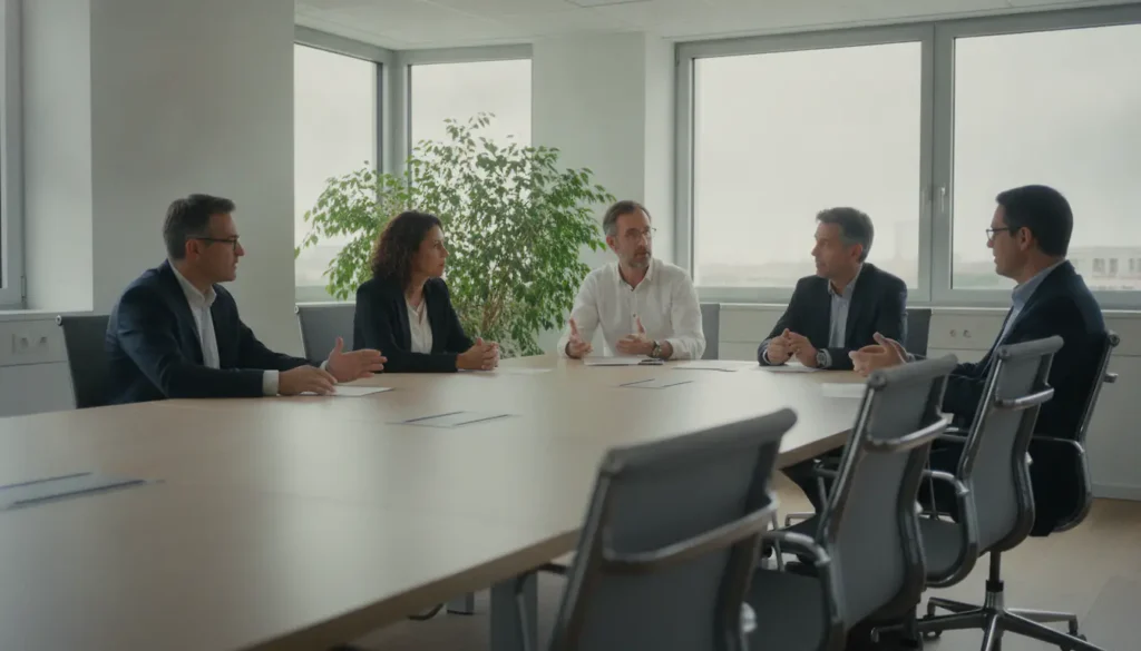 Élus de CSE en réunion pour voter la répartition du budget des activités sociales et culturelles