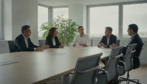 Élus de CSE en réunion pour voter la répartition du budget des activités sociales et culturelles
