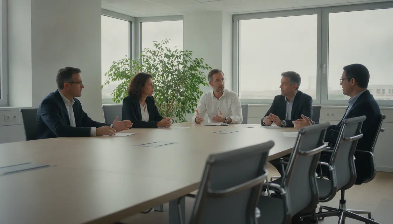 Élus de CSE en réunion pour voter la répartition du budget des activités sociales et culturelles